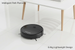 Black robot vacuum with intelligent path planning
