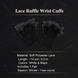Lace Ruffle Wrist Cuffs Info Image