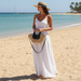 Wide Brim Straw Boater – Lifestyle