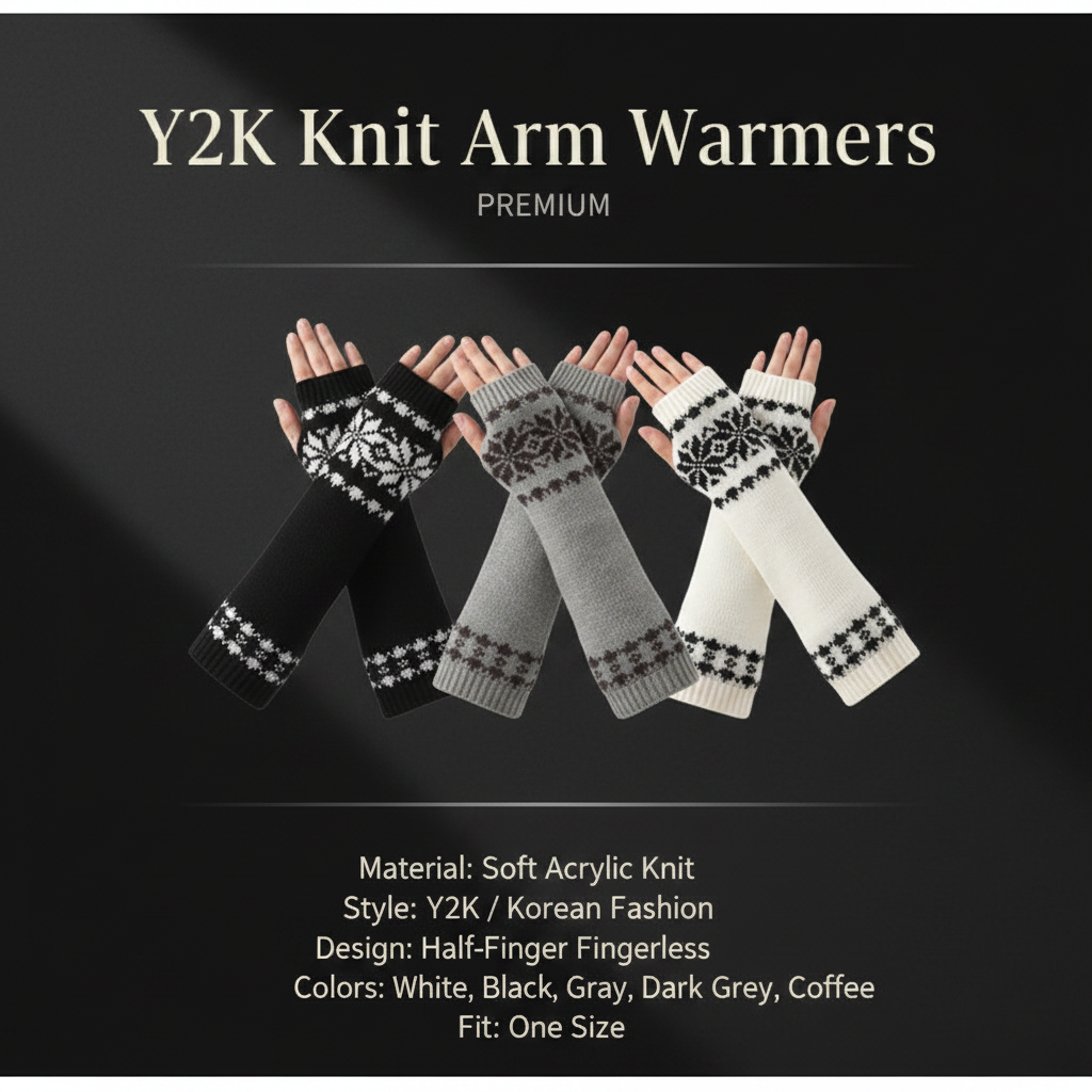 Y2K Knit Arm Warmers – Info